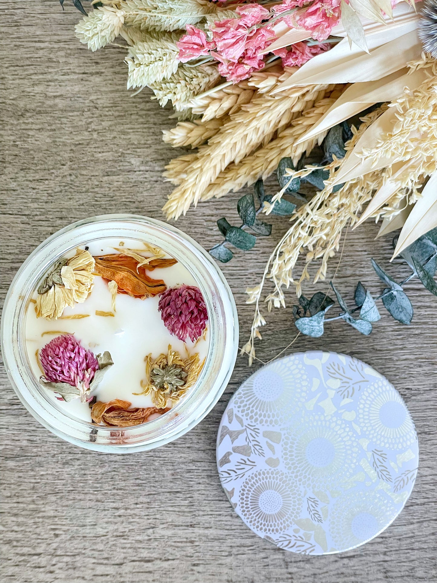 Orange Blossom 100% Soy Wax Essential Oil Non-Toxic All Natural Candle