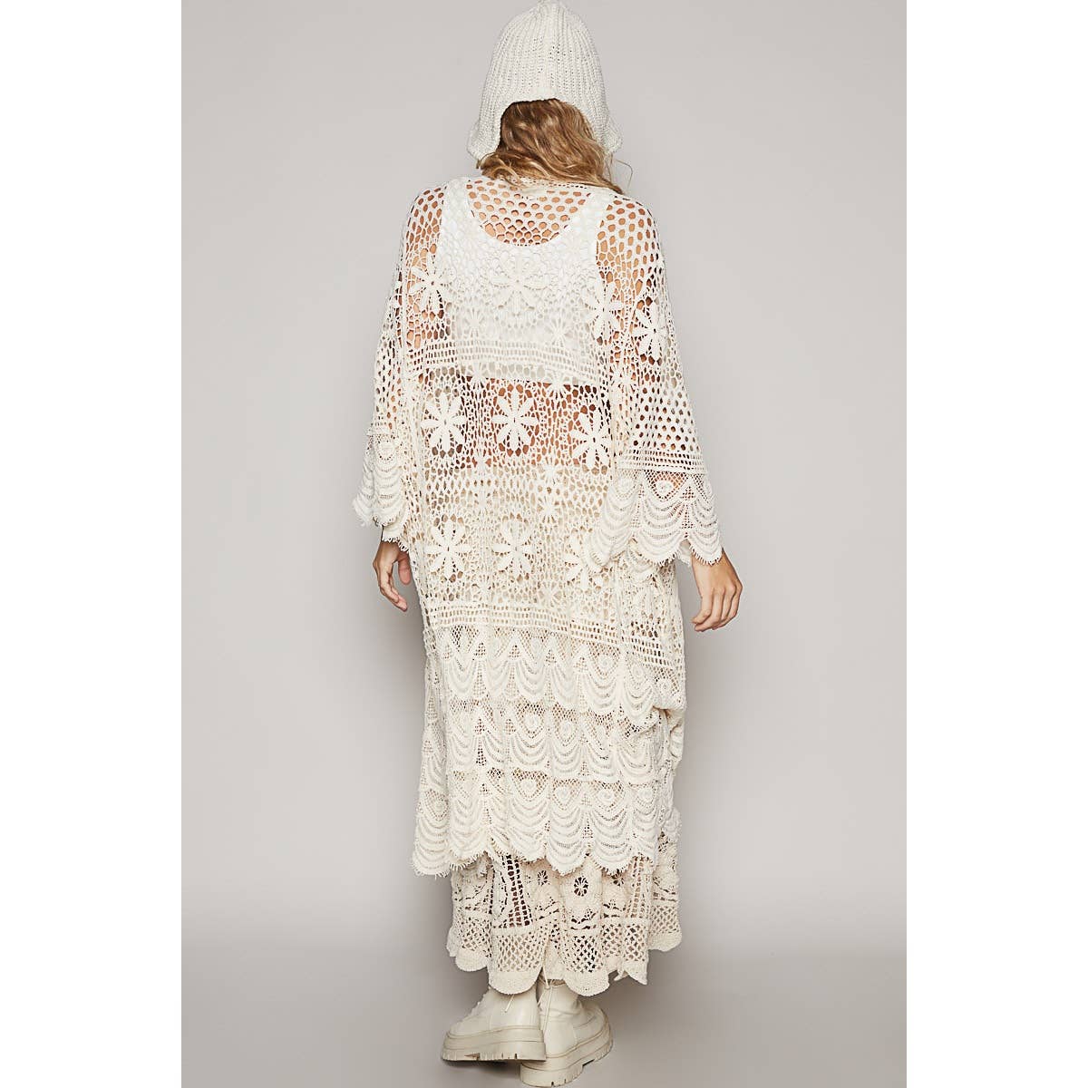 Crochet Bell Sleeve Cover Up