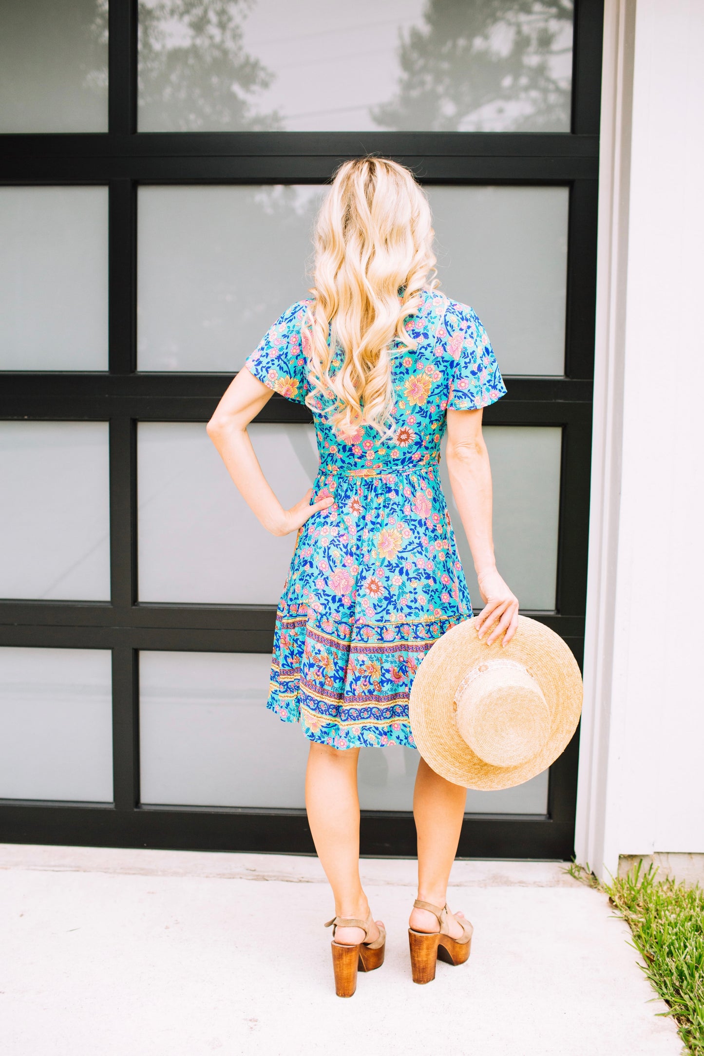 Daydreamer Floral Wrap Mini Dress