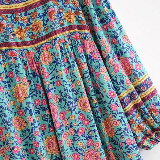 Wild Soul Bohemian Floral Maxi Dress | Moonlight Gypsea