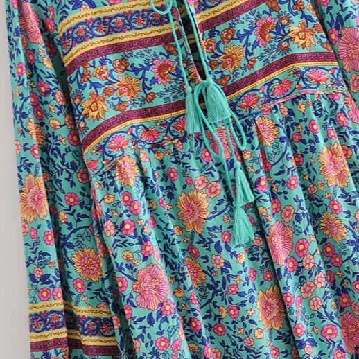 Wild Soul Bohemian Floral Maxi Dress | Moonlight Gypsea