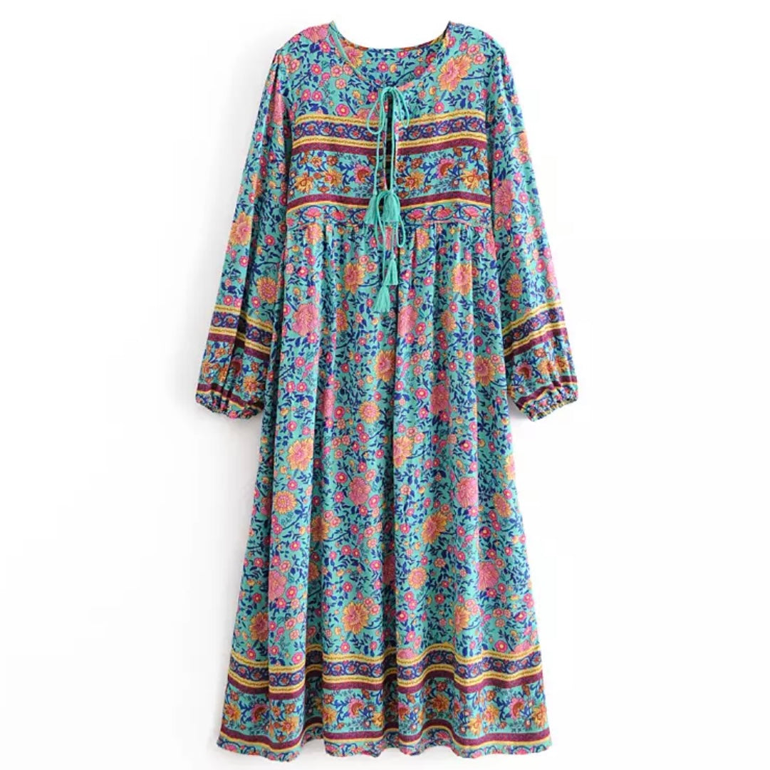 Wild Soul Bohemian Floral Maxi Dress | Moonlight Gypsea