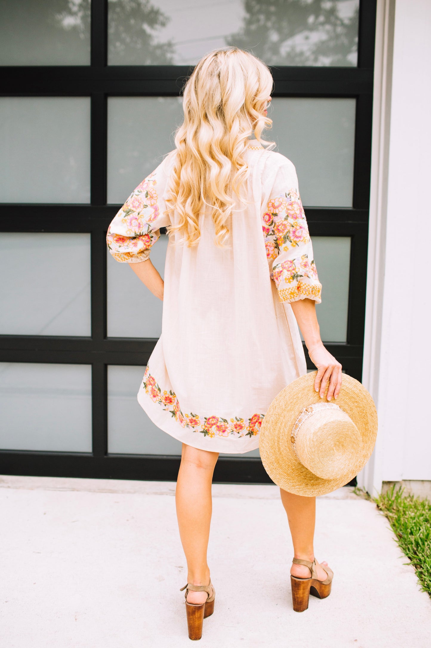 Gypsy Soul Floral Embroidered Dress