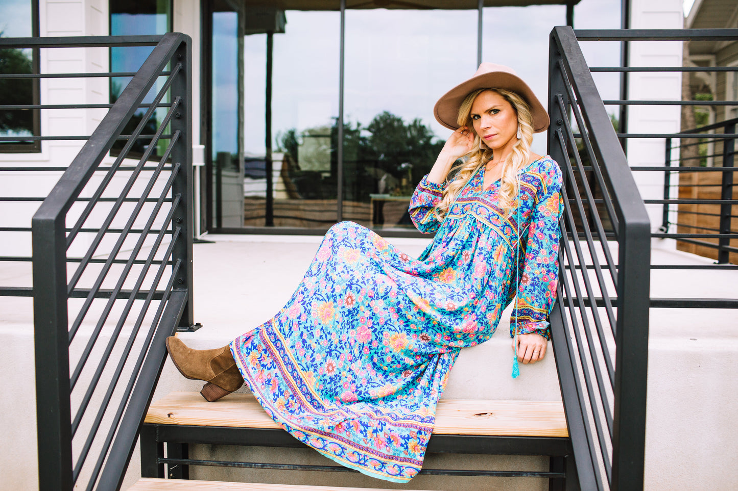 Wild Soul Floral Maxi Dress