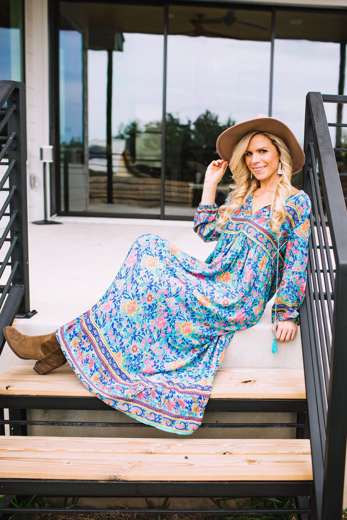 Wild Soul Floral Maxi Dress