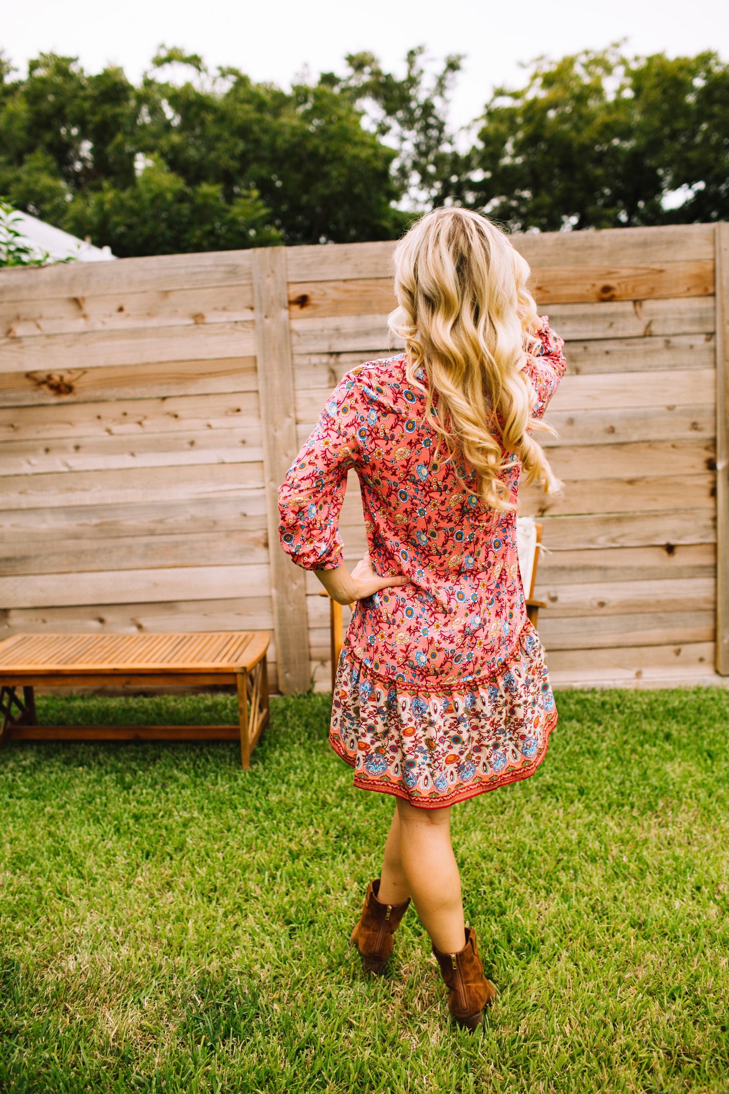 Heartbreaker Floral Ruffle Mini Dress