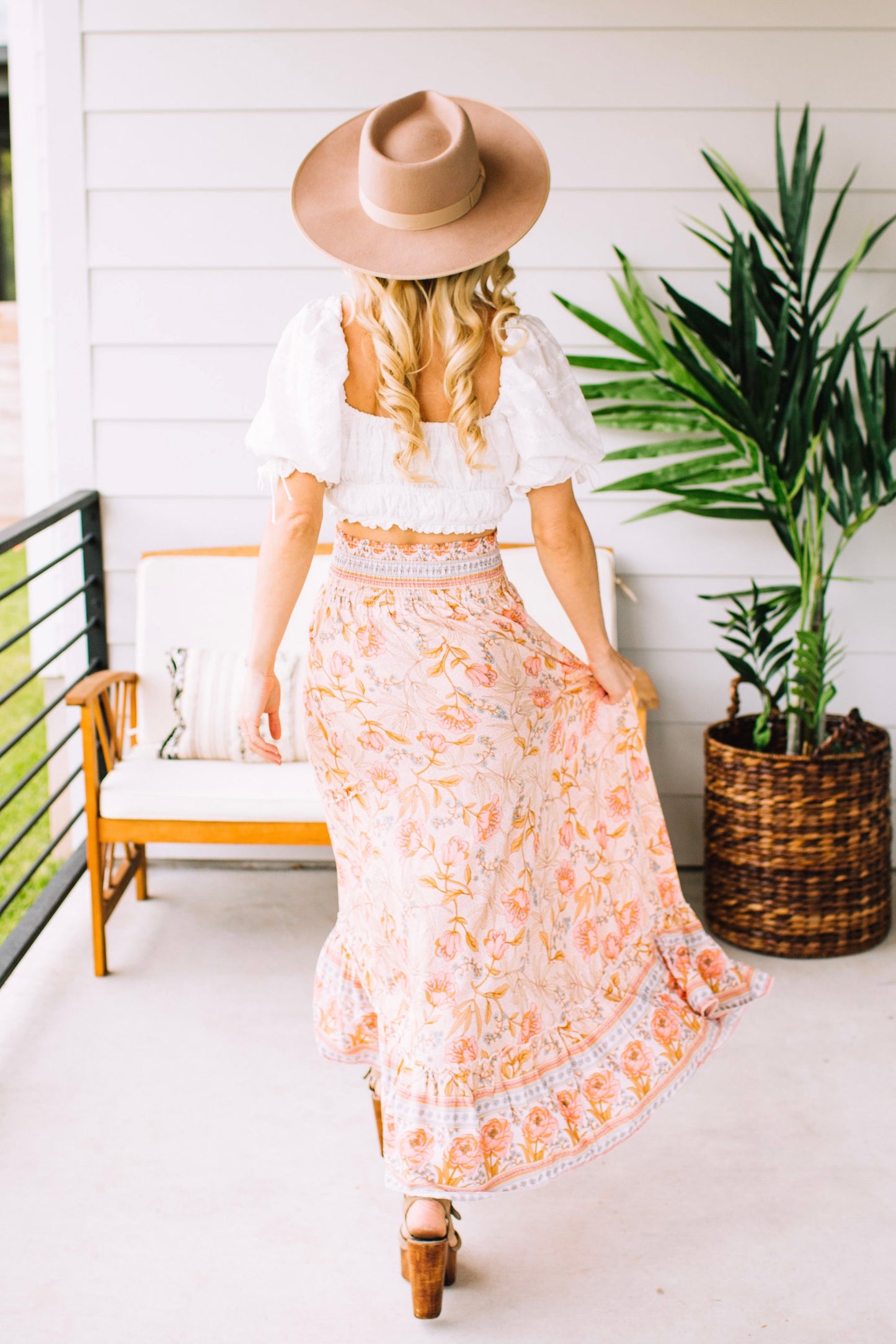 Wild Heart Floral Maxi Skirt