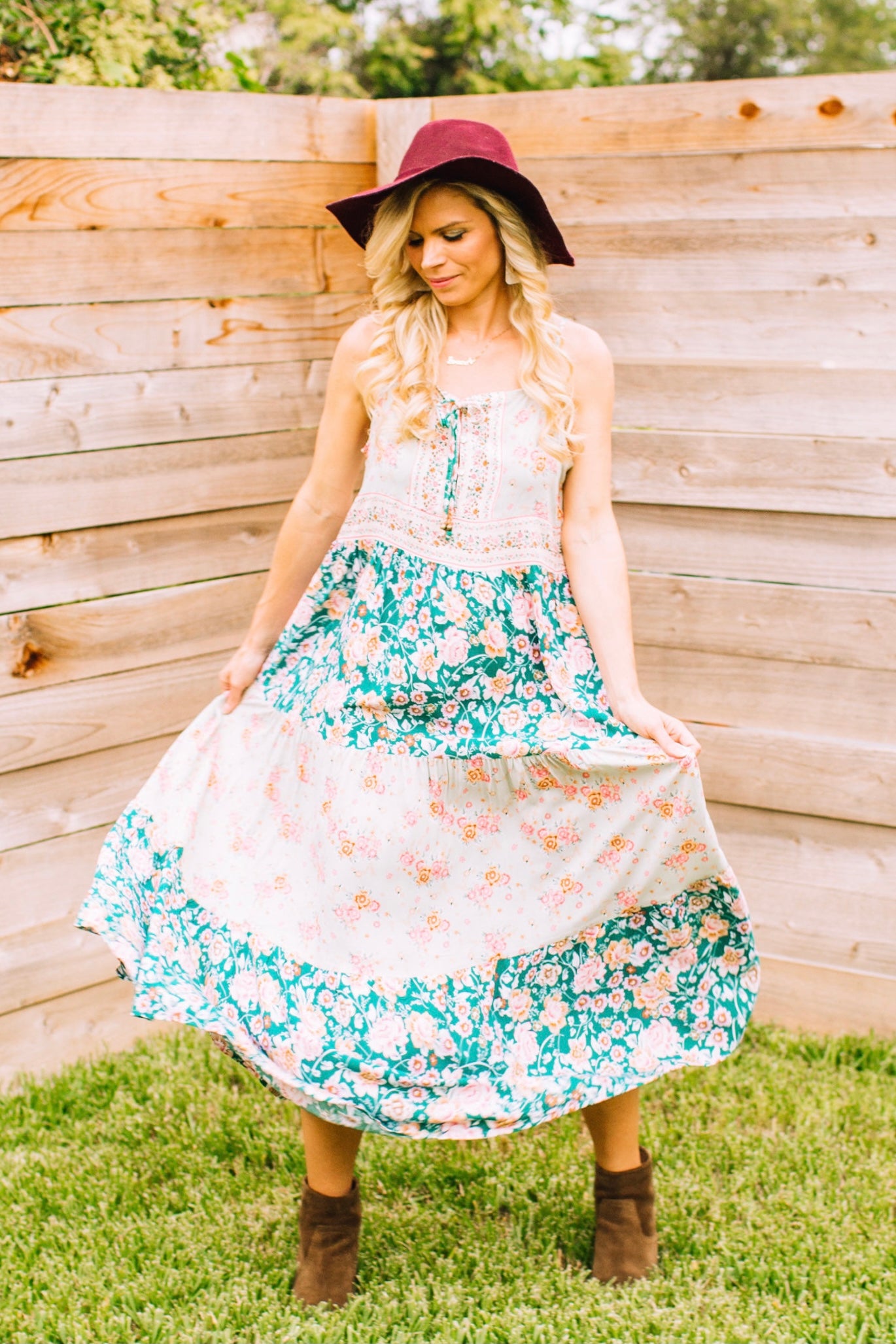 Field of Dreams Floral Maxi Dress