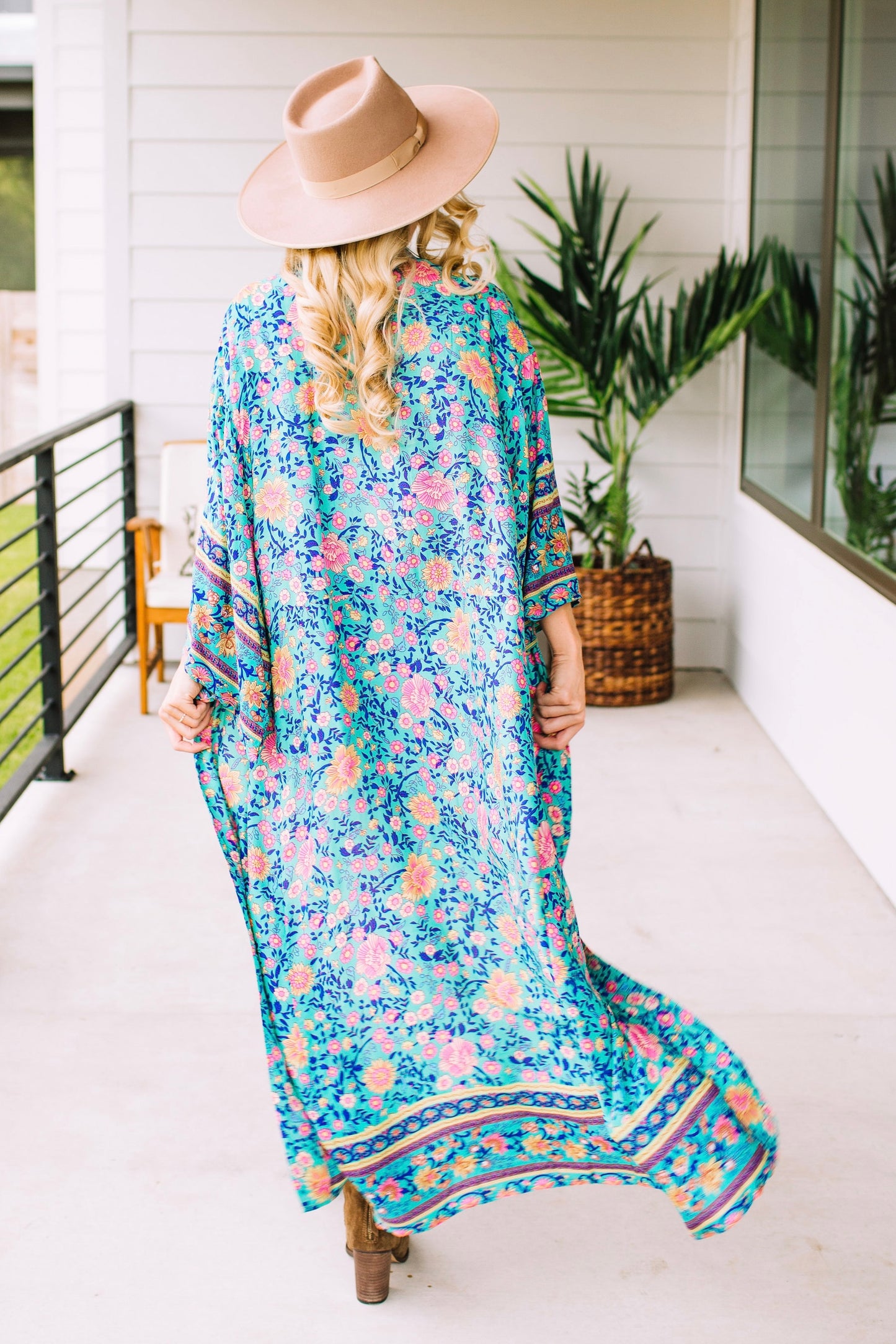 Adventure Awaits Floral Kimono