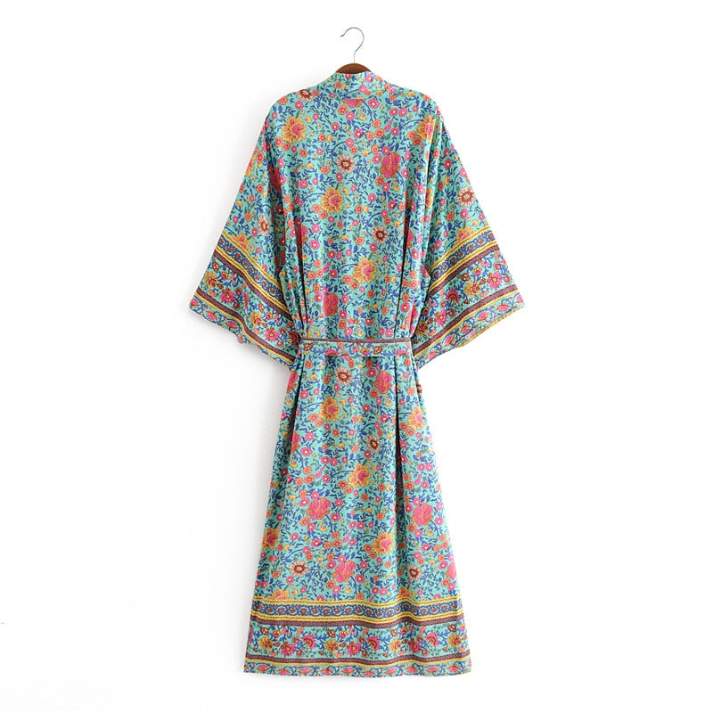 Adventure Awaits Bohemian Floral Kimono | Moonlight Gypsea