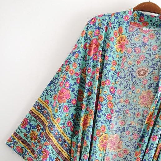 Adventure Awaits Bohemian Floral Kimono | Moonlight Gypsea