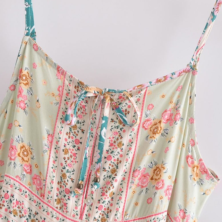 Field of Dreams Bohemian Floral Maxi Dress | Moonlight Gypsea