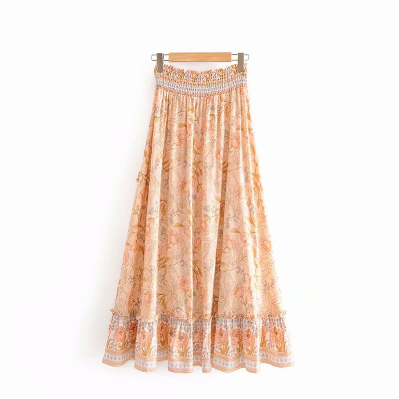 Wild At Heart Bohemian Floral Maxi Skirt | Moonlight Gypsea