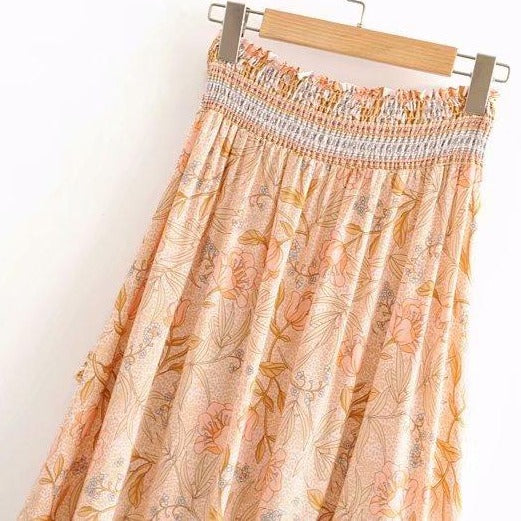 Wild At Heart Bohemian Floral Maxi Skirt | Moonlight Gypsea