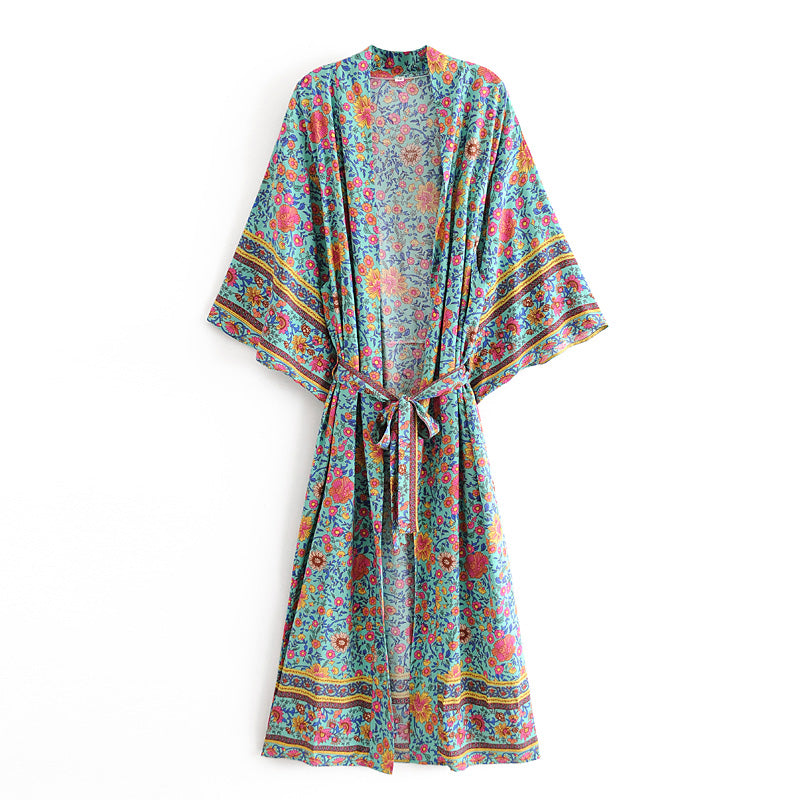 Adventure Awaits Bohemian Floral Kimono | Moonlight Gypsea